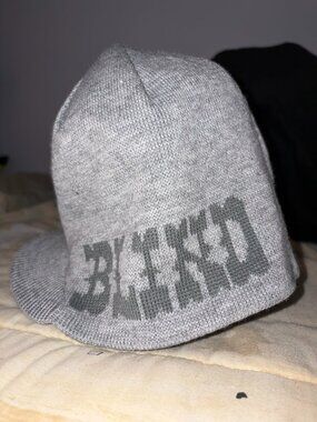 Blind Skateboards Reversible Visor Beanie Heather Grey